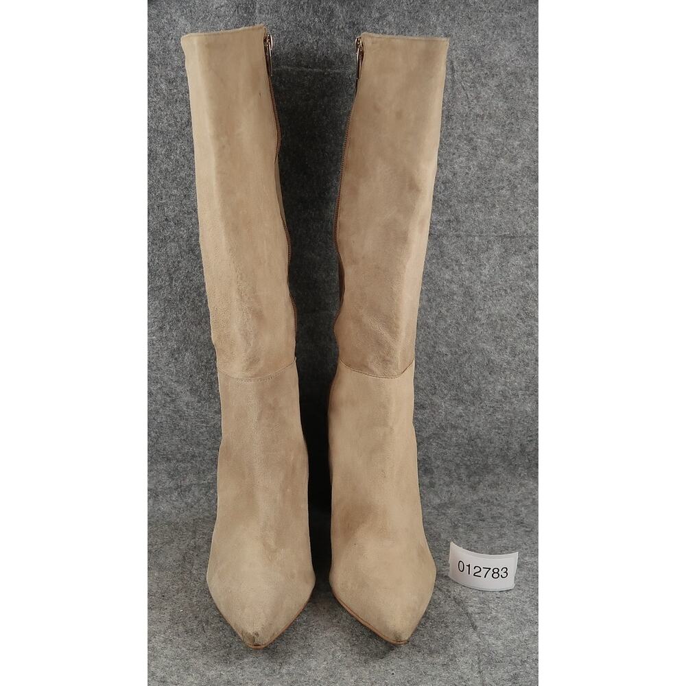 Vince Camuto Shoes Women 8.5 Tressara Boot Knee High Leather Point Toe Zip Tall - Picture 2 of 16